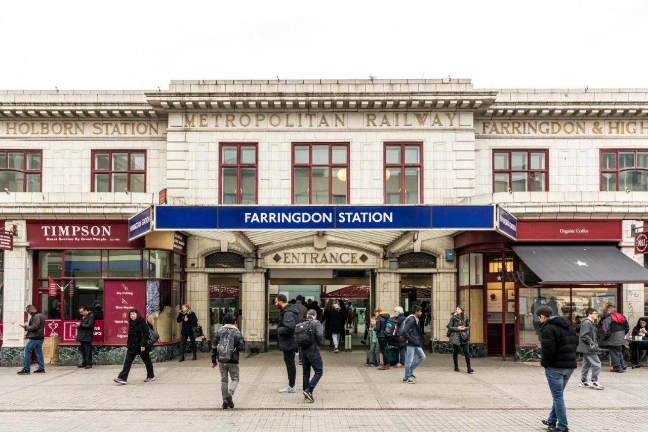 Superfast Broadband 2Bd City Flat Farringdon 런던 외부 사진